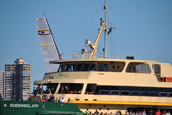 Manly Ferry & MC38 mast © Ellen Pragnell Rasch